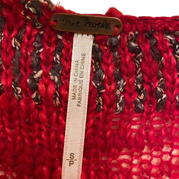 FREE PEOPLE Oversized Striped Knit Sweater - Picture 7 of 8